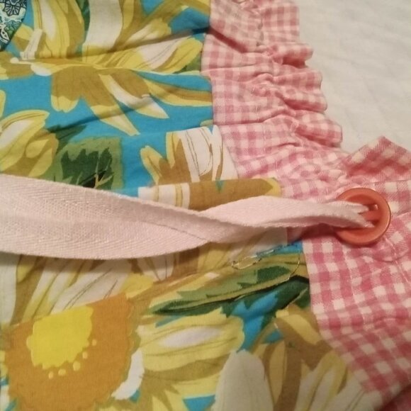 Pretty handmade hippie tiered skirt with lace and stretch waistband - Picture 5 of 5